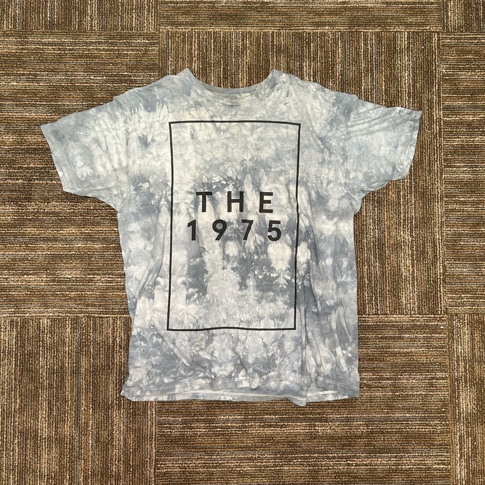 The 1975 grey tie dye tee Size L - Indie alternative grunge Americana style